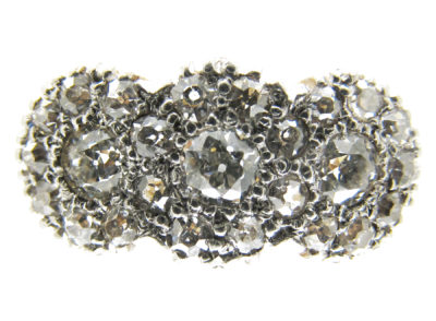 Triple Cluster Diamond Ring