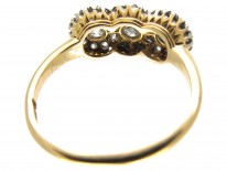Triple Cluster Diamond Ring