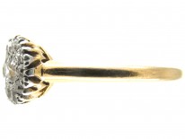 Triple Cluster Diamond Ring