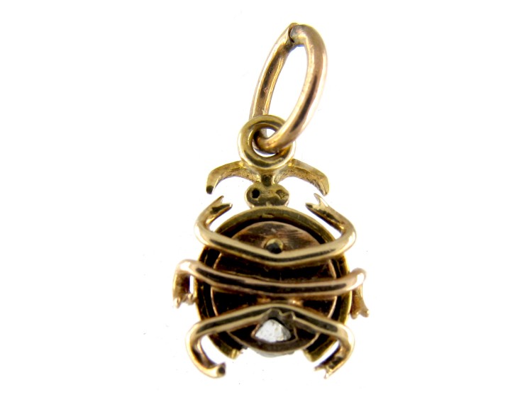 Diamond & Enamel Ladybird Charm