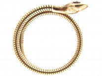 9ct Yellow Gold Snake Bangle