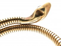 9ct Yellow Gold Snake Bangle