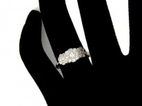 Triple Cluster Diamond Ring