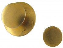 Victorian Silver Gilt Studs in Original Case