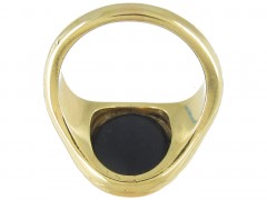 Victorian Onyx & 14ct Gold signet Ring