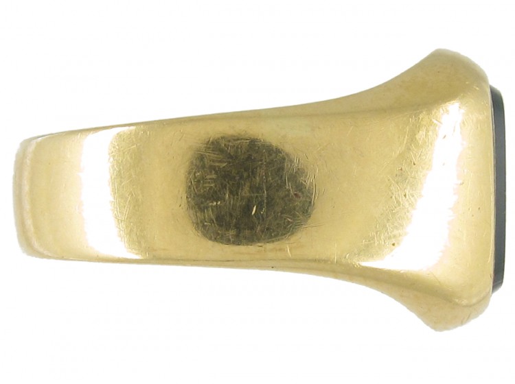 18ct Gold Signet Ring Retailed by Cartier