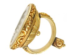 Georgian Large 18ct Gold & Chalcedony Seal