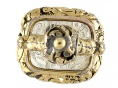 Georgian Gold Cased Seal with Citrine Intaglio