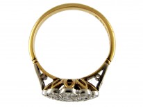 Diamond Large Cluster Edwardian Ring