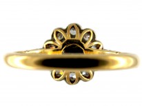 Diamond Large Cluster Edwardian Ring