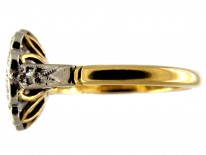 Diamond Large Cluster Edwardian Ring