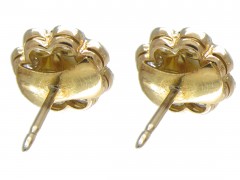 Pearl & Diamond Cluster Earstuds