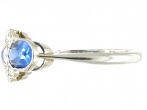 Art Deco Sapphire & Diamond Ring