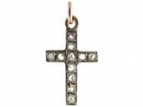 Diamond Cross Charm