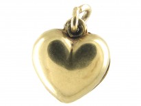 Gold Opening Heart Charm