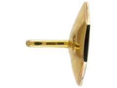 Set of Four 9ct Yellow & White Gold Buttons in Case