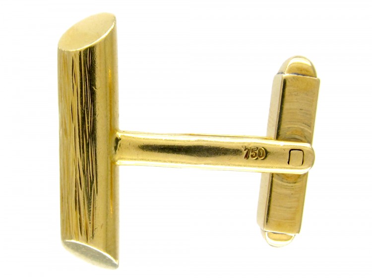 18ct Gold Baton Cufflinks