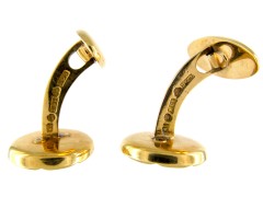 Gold & Mother of Pearl Cufflinks