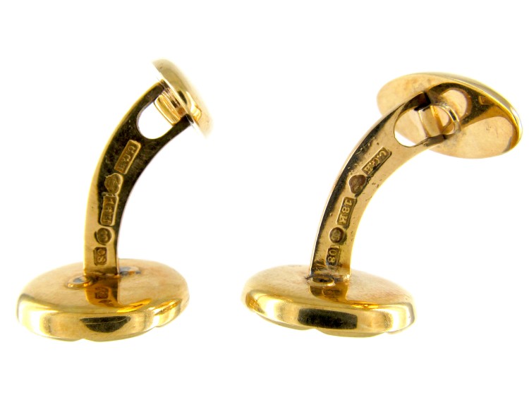 Gold & Mother of Pearl Cufflinks