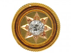 Victorian Gold & Diamond Tie Pin