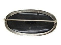 Silver & Opal Brooch