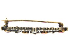 Ruby & Diamond Edwardian Brooch