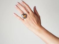 Silver & Citrine Arts & Crafts Ring