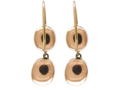 Georgian Double Drop Garnet Earrings