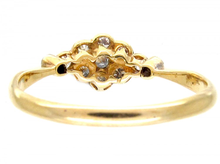 Daisy Diamond Cluster Edwardian Ring