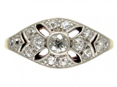 Edwardian Diamond Openwork Ring