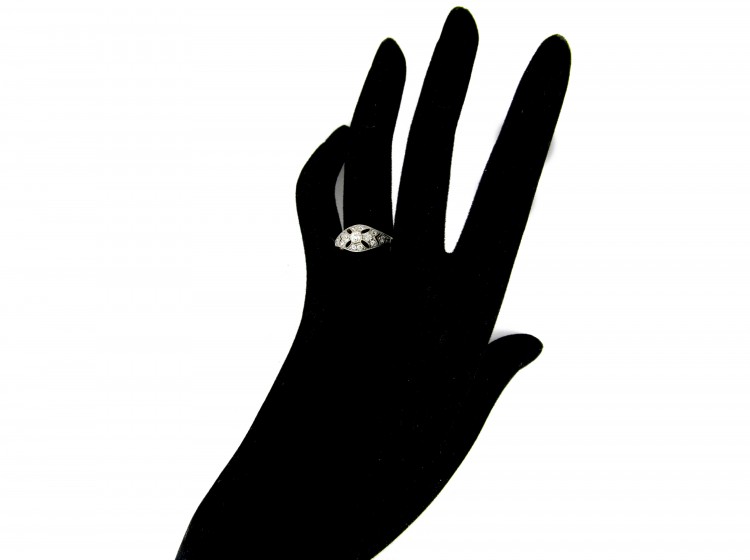 Edwardian Diamond Openwork Ring