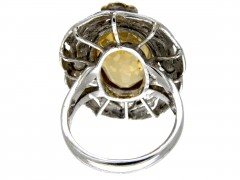 Silver & Citrine Arts & Crafts Ring
