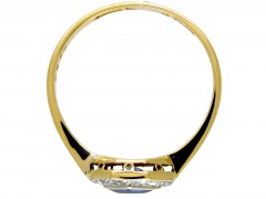 Art Deco Sapphire & Diamond Ring