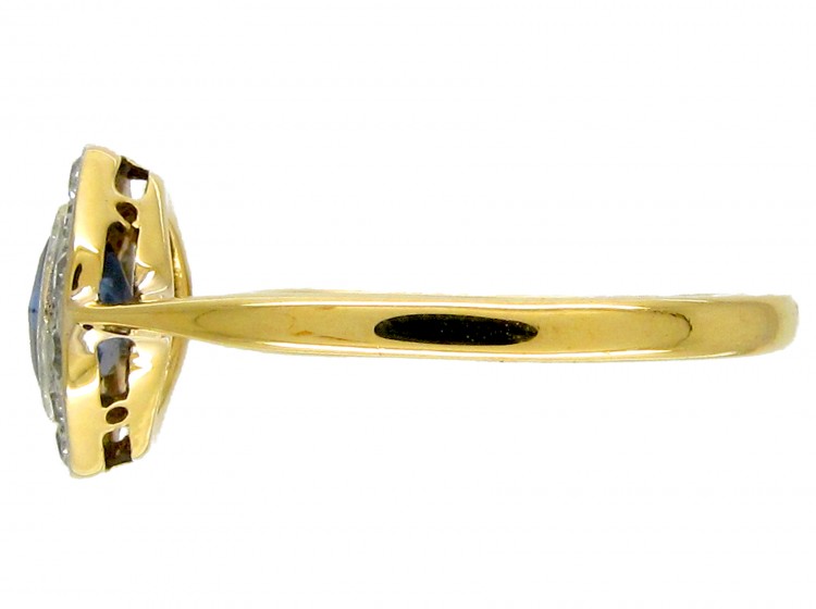 Art Deco Sapphire & Diamond Ring