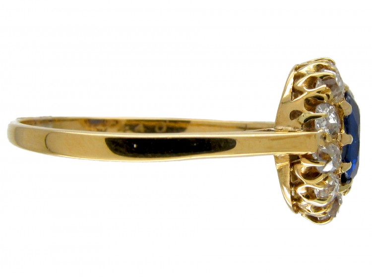 Edwardian Sapphire & Diamond Ring