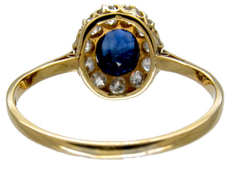 Edwardian Sapphire & Diamond Ring
