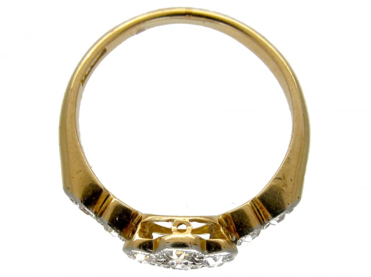 Edwardian Diamond Cluster Ring