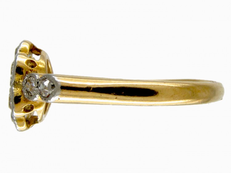 Edwardian Diamond Cluster Ring