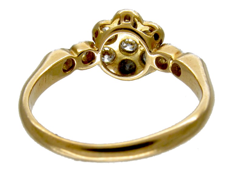Edwardian Diamond Cluster Ring