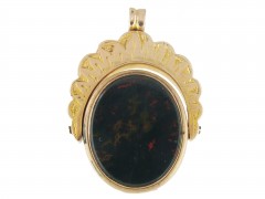 Victorian 9ct Gold Swivel Double Sided Locket