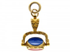 Small Gold Revolving Victorian Seal