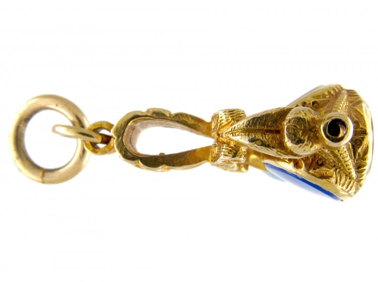 Small Gold Revolving Victorian Seal