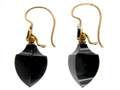 Onyx & Enamel Earrings