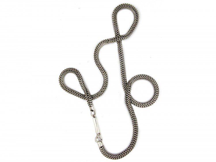 Silver Victorian Snake Chain