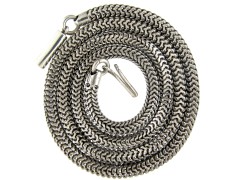Silver Victorian Snake Chain