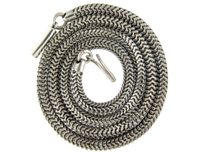 Silver Victorian Snake Chain