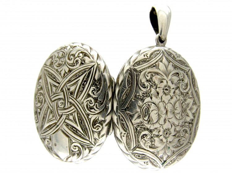 Silver Victorian Locket
