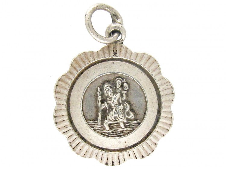 Georg Jensen St. Christopher Silver Charm