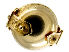 Victorian Six Sided Spherical Locket Pendant
