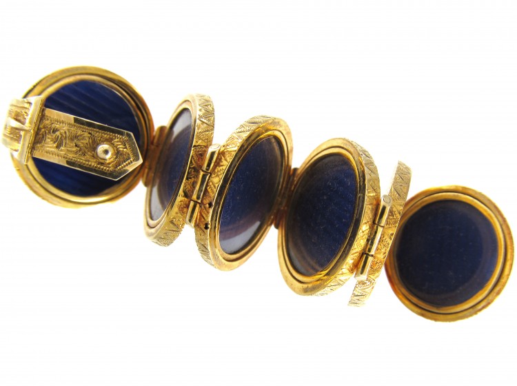 Victorian Six Sided Spherical Locket Pendant